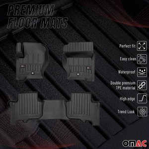 Land Rover Discovery 3 Floor Mat - Omac - Premium TPE - Black - '04-'09